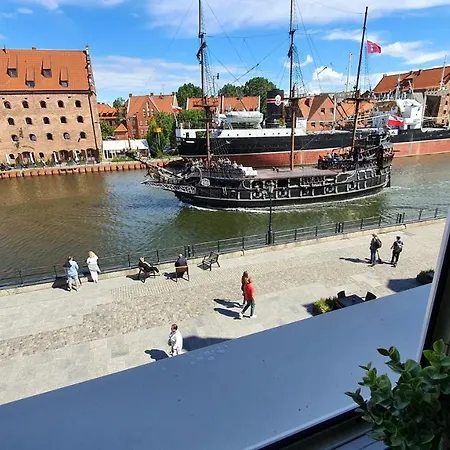 Magical River View By Downtown Apartment Gdansk